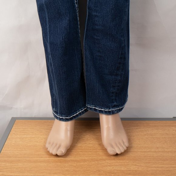 True Religion Joey Super T Straight 28 (27 X 32) Women's Denim Jeans Medium Wash - Picture 4 of 14